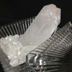 お部屋にパワースポット　セット　ガラスポット　水晶ポイント　開運インテリア　浄化セット