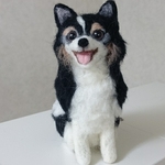 オーダー品 羊毛フェルト ワンちゃん(お座り)