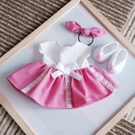 一点のみ♪　25.5㎝ドール服　ワンピースとヘアゴム♪