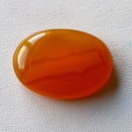 天然石＊イエローオニキス　オーバル　カボション＊ルース　25 ct 