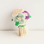 flower bouquet brooch