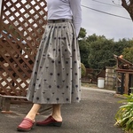 たんぽぽのタックスカート