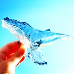 透き通ったクジラの立体モビール＊1頭＊