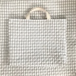 《再再再販》リネンキルティングのレッスンバッグ