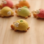 *[ゆず]冬の果物かめろんぱん ストラップ*