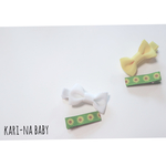 【送料無料】2点セット♡ひまわり✖️リボン♡baby hair clip