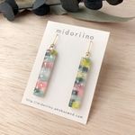 水彩スティックピアス【イヤリングに変更可】  P-5