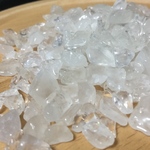 お部屋にパワースポット セット 木製プレート 天然水晶さざれ石 50g 開運インテリア 浄化 