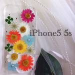 押し花✳︎iPhoneケースｖ