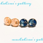 star&pearl*レジンピアス（両耳用）