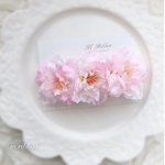 春のお出かけにぴったり♡桜のバレッタ