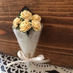 ミニチュア  ばらの花束　ミニベア、ドールにも！