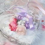 うさぎロングリボン花冠♡可憐な花冠♡