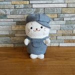 しろたん19cm☆オーバーオール(スカート)とキャスケットのセット
