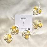 botanical clear flower(yellow)