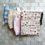 ハンドメイド　ガーゼマスク3枚セット＆マスクケース（ミニ巾着）　大人用　　花粉症仲間に届け！！