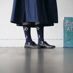 靴下 moon dark navy ALCEDO