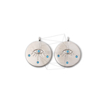 PDT-2199-MR【2個入り】イーブルアイペンダント,Evil Eye Pendant/14mm x 16mm