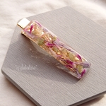 【SALE】ドライフラワースクエアヘアクリップ 