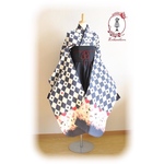2/20(木)夜10時販売　和ロリ【お茶会うさぎ-紺】※一点物