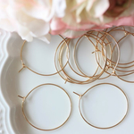 30mm ♡ フープピアス金具 20個