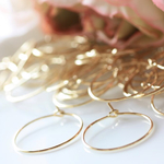 20mm ♡ ピアス金具フープ  20個