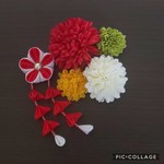浴衣や着物に可愛い❤️和装髪飾り