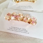 宝石バレッタ