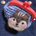 がま口財布  🐿りすさん🎶