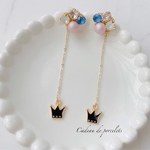 KingとPrinceのピアス　漆黒