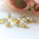 レモン型3×6mm ♡ ホワイトオパール 10個