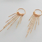 ジャラジャラ・スイング　ピアス/イヤリングパーツ【3】3ペア（6個）で360円