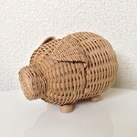 エコクラフト　ぶたの貯金箱