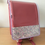 新柄入荷＊再販【受注製作】女の子向け♡切替柄と縁取りが選べる＊透明ランドセルカバー