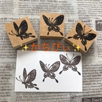 ✴～✨蝶＊バタフライ＊中＊3点セット✨～✴スタンプ  はんこ