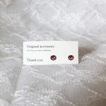 送料無料✴︎アレルギー対応✴︎再販2♡5mm✴︎スワロフスキー ピアス・イヤリング✴︎ライト ローズ