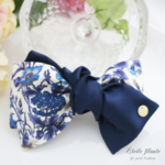 大きめリボン♡LIBERTY ✶ asymmetryribbonバレッタ 