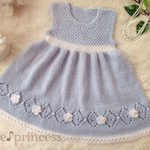 【n5mama様  オーダー品】　110センチ/４～５才サイズ　水色ワンピース