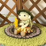 【y様オーダー品】お花の妖精〈ヒマワリ〉あみぐるみ