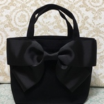 BIGribbonトート♡ブラック