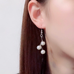 ジグザグパールピアス(イヤリング)