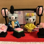 ねこさんのお雛様①