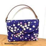 お客様専用ページ★TUBAKI★流水桜★ヨコ型大判2冊サイズ★御朱印帳バッグ2点