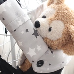 【再販☆3】エルゴアダプト☆エルゴ360☆　オムニ360　☆よだれカバー&首回りカバー＆胸元カバー☆グレー星柄
