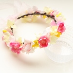 ひな祭り・バースデーフォトに♪春のベビー花冠 