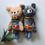 435❤️再販　2匹の仲良しクマchanぬいぐるみ
