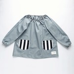 kouji1113様ご依頼品☆120㎝スモック（グレー×北欧 ×ストライプ）