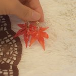 もみじのピアス