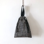 シューズバッグ/check:black