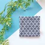 コースター グレー×グレー こぎん刺し